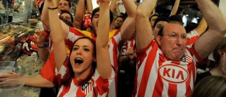 Atletico Madrid va sarbatori alaturi de suporterii sai succesul de pe National Arena
